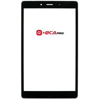 Стекло фронтальное с OCA пленкой Samsung T295 Galaxy Tab A 8.0 2019 LTE, черное оригинал G+OCA PRo