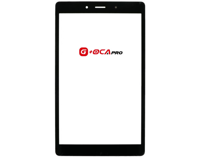 Стекло фронтальное с OCA пленкой Samsung T295 Galaxy Tab A 8.0 2019 LTE, черное оригинал G+OCA PRo