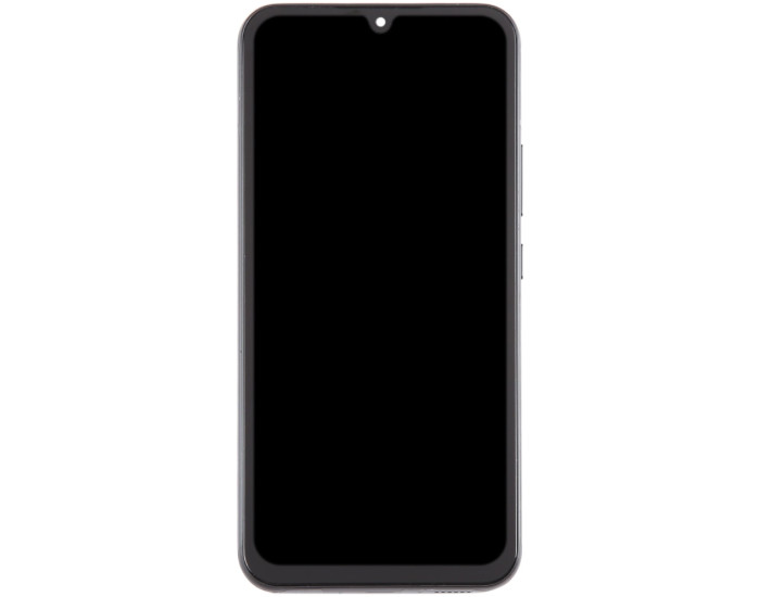 Дисплей з сенсорним екраном (модуль) Samsung A346 A34 5G, чорний, з рамкою сірою, OLED