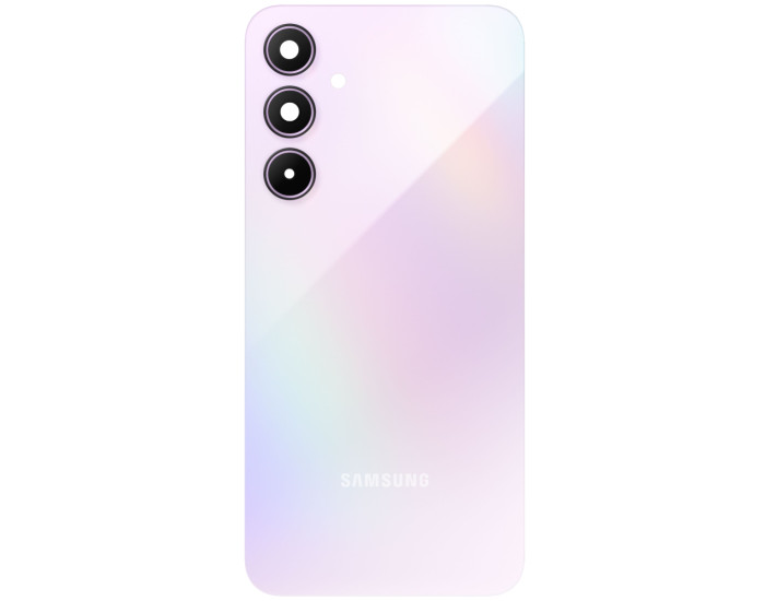 Задняя панель корпуса для Samsung A356 /A556, розовая Lilac со стеклом на камеру, оригинал