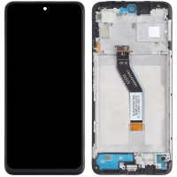 Дисплей з сенсорним екраном (модуль) Xiaomi Poco M4 Pro 5G /Redmi Note 11 5G /Redmi Note 11S 5G /Redmi Note 11T 5G, чорний, з рамкою