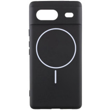 Чохол-силікон Silicone Lakshmi Full Camera With MagFit Google Pixel 7 (Чорний / Black)