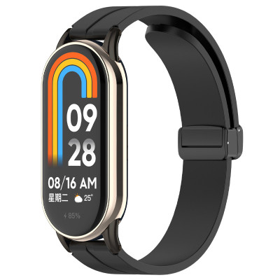 Ремінець Line Magnetick Xiaomi Mi Band 8/9/10. Black