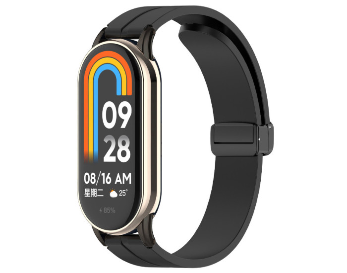 Ремешок Line Magnetick Xiaomi Mi Band 8/9/10. Black