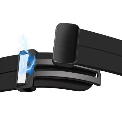 Ремінець Line Magnetick Xiaomi Mi Band 8/9/10. Black