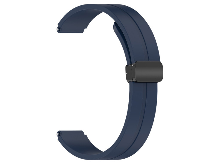 Ремешок Line Magnetic Xiaomi Mi Band 8/9/10, Dark blue