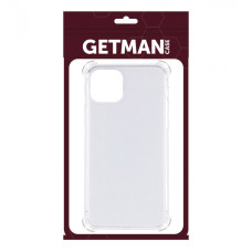 Чехол-силикон Getman Ease logo усиленные углы iPhone 12, Прозрачный