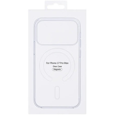 Чехол-силикон Clear Case with MagSafe and Animation iPhone 17 Pro Max Прозрачный