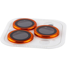 Защитное стекло Metal Classic на камеру iPhone 17 Pro /17 Pro Max (Оранжевый / Orange)
