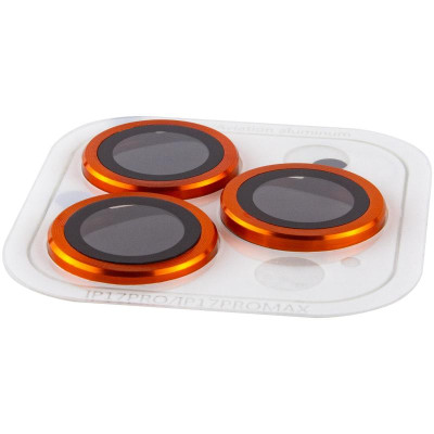 Захисне Скло Metal Classic на камеру iPhone 17 Pro /17 Pro Max (Помаранчевий / Orange)