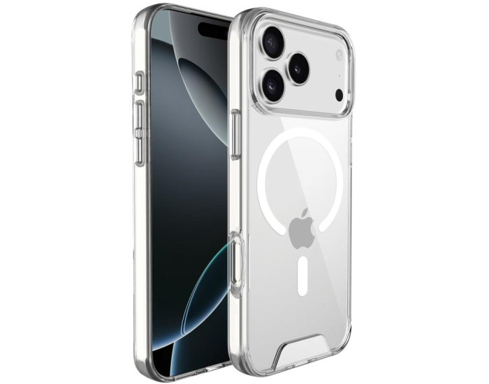 Чехол-силикон Space MagSafe Drop Protection iPhone 17 Pro Max Прозрачный