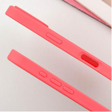 Чехол-силикон оригинал Full Soft Matte iPhone 16 (Арбузный / Watermelon Red)