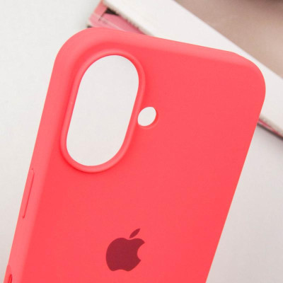 Чохол-силікон Case Full Protective iPhone 16 (Кавуновий / Watermelon Red)