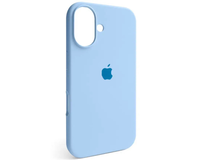 Чехол-силикон оригинал Full Soft Matte iPhone 16 (Сиреневый / Lilac)