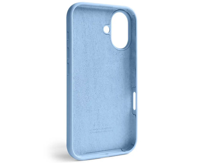 Чехол-силикон оригинал Full Soft Matte iPhone 16 (Сиреневый / Lilac)