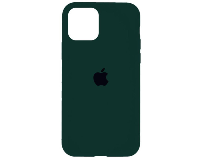 Чехол-силикон оригинал Full Soft Matte iPhone 11 Pro (Зеленый / Forest green)