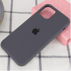 Чехол-силикон оригинал Full Soft Matte iPhone 11 Pro (Серый / Dark Gray)