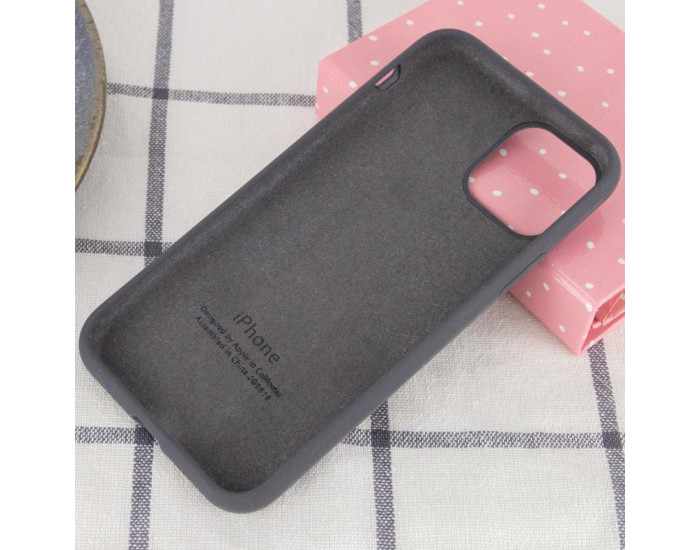 Чехол-силикон оригинал Full Soft Matte iPhone 11 Pro (Серый / Dark Gray)