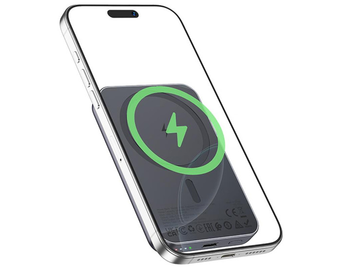 Портативная батарея (Power Bank) Hoco J160 Original 5000mAh (Metal Grey)