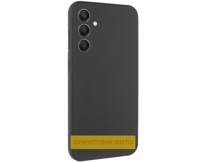 Чохол-силікон Silicone Lakshmi Full Camera Samsung S25 Edge, (Чорний / Black)