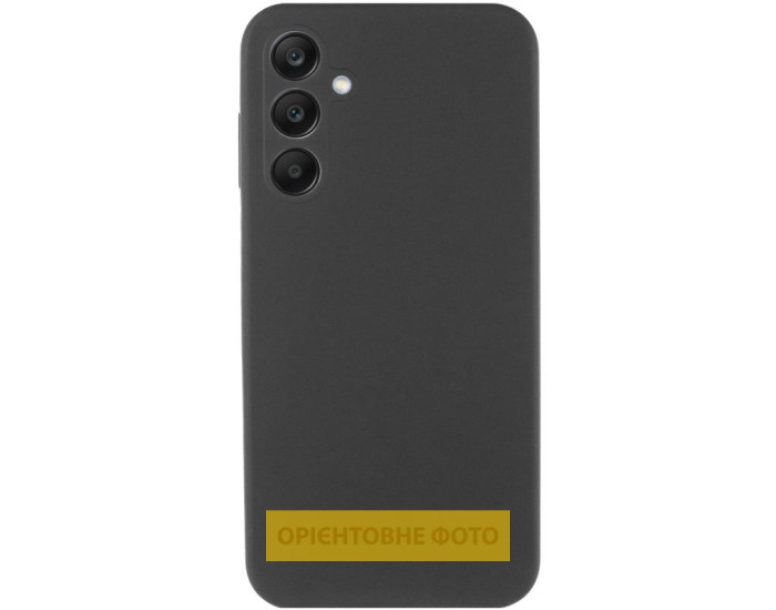 Чохол-силікон Silicone Lakshmi Full Camera Samsung S25 Edge, (Чорний / Black)
