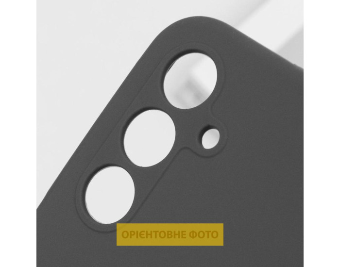 Чохол-силікон Silicone Lakshmi Full Camera Samsung S25 Edge, (Чорний / Black)