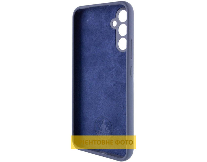 Чохол-силікон Silicone Lakshmi Full Camera Samsung S25 Edge, (Темно-синій / Midnight blue)