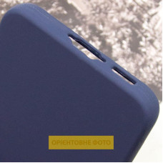 Чохол-силікон Silicone Lakshmi Full Camera Samsung S25 Edge, (Темно-синій / Midnight blue)