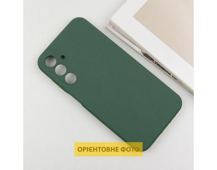 Чохол-силікон Silicone Lakshmi Full Camera Samsung S25 Edge, (Зелений / Cyprus Green)