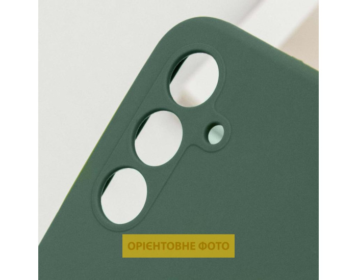 Чохол-силікон Silicone Lakshmi Full Camera Samsung S25 Edge, (Зелений / Cyprus Green)