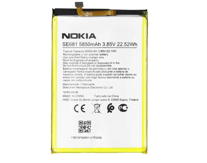 Аккумулятор Nokia SE681, C30, 5850mAh, оригинал