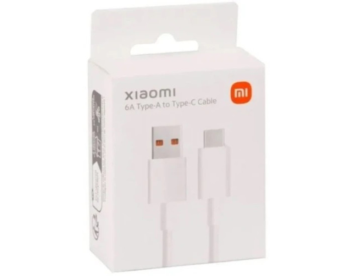Кабель Xiaomi USB to Type-C (6A/120W) (BHR4915CN) (100% оригинал) белый