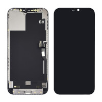 Дисплей с сенсорным экраном (модуль) iPhone 12 Pro Max, черный, GX-AMOLED HARD