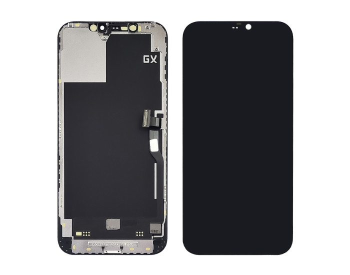 Дисплей з сенсорним екраном (модуль) iPhone 12 Pro Max, чорний, GX-AMOLED HARD