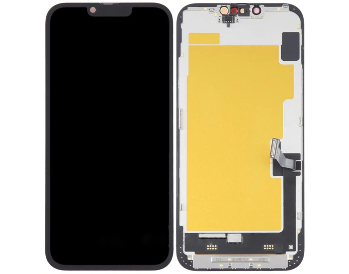 Дисплей з сенсорним екраном (модуль) iPhone 14 Plus, чорний, переклеювання