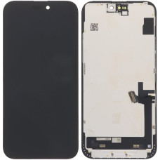 Дисплей з сенсорним екраном (модуль) iPhone 15 Plus, чорний, переклеювання