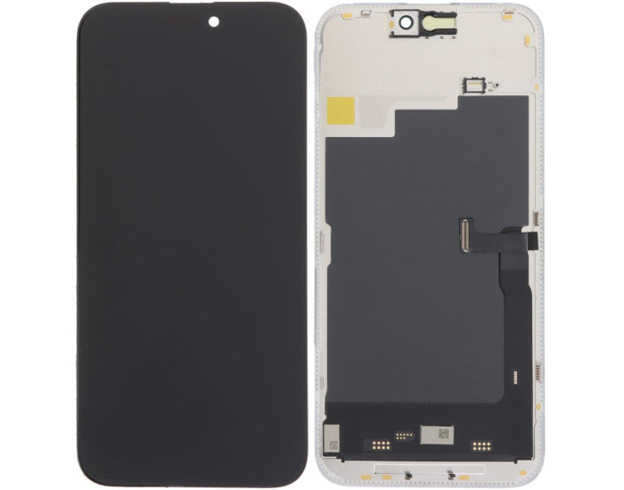 Дисплей з сенсорним екраном (модуль) iPhone 15 Pro Max, чорний, OLED GX