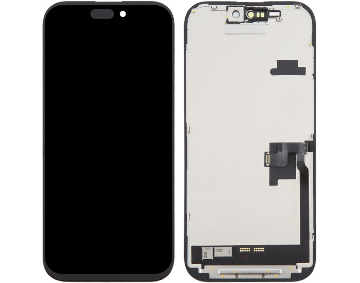 Дисплей з сенсорним екраном (модуль) iPhone 16 Pro, чорний, переклеювання