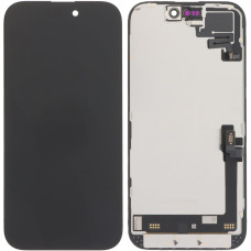 Дисплей с сенсорным экраном (модуль) iPhone 16, черный, оригинал