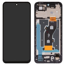 Дисплей з сенсорним екраном (модуль) Infinix Smart 9 (X6532), чорний з рамкою