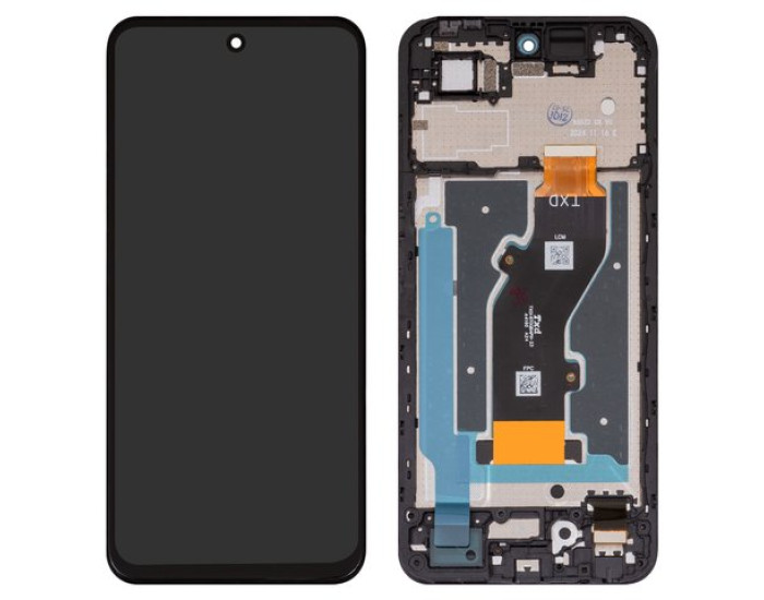 Дисплей с сенсорным экраном (модуль) Infinix Smart 9 (X6532), черный с рамкой