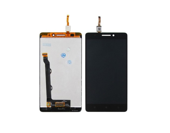 Дисплей с сенсорным экраном (модуль) Lenovo A7000, черный с рамкой, оригинал