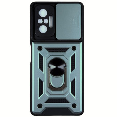 Чохол-Ударостійкий Camshield Serge Ring Xiaomi Redmi Note 10 Pro / Note 10 Max , Зелений
