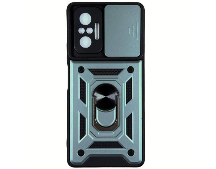 Чехол-Ударопрочный Camshield Serge Ring Xiaomi Redmi Note 10 Pro / Note 10 Max , Зеленый