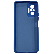 Чехол-силикон Getman Liquid Silk Full Camera Xiaomi Redmi Note 10 Pro / Note 10 Pro Max, Королевский синий