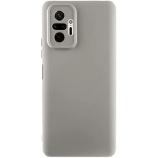 Чохол-силікон Getman Liquid Silk Full Camera Xiaomi Redmi Note 10 Pro / Note 10 Pro Max, Пастельно Рожевий