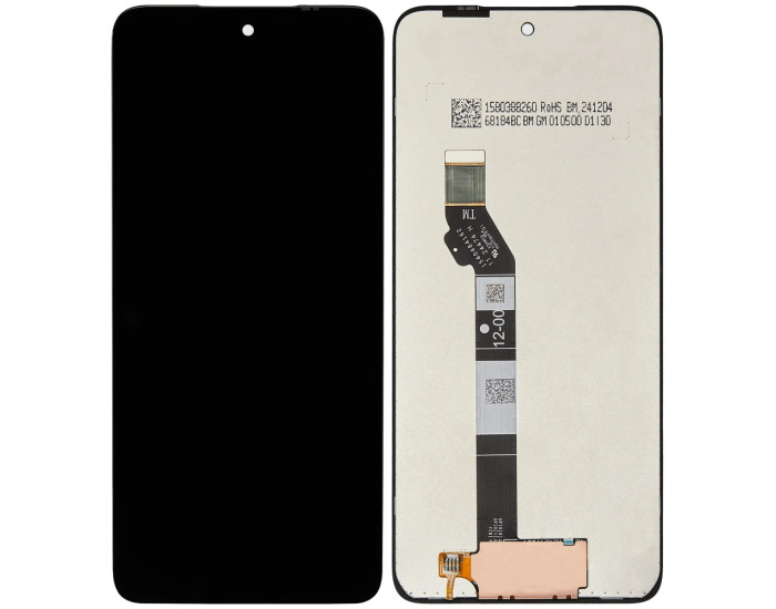 Дисплей з сенсорним екраном (модуль) Motorola G15, чорний