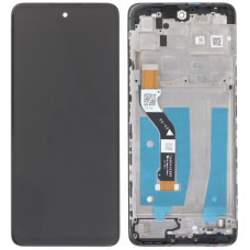 Дисплей з сенсорним екраном (модуль) Motorola XT2133-2 Moto G60s, чорний, з рамкою, оригінал