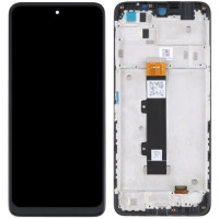 Дисплей з сенсорним екраном (модуль) Motorola XT2231-2 Moto G22, Moto E32. Moto E32s. чорний з рамкою оригінал