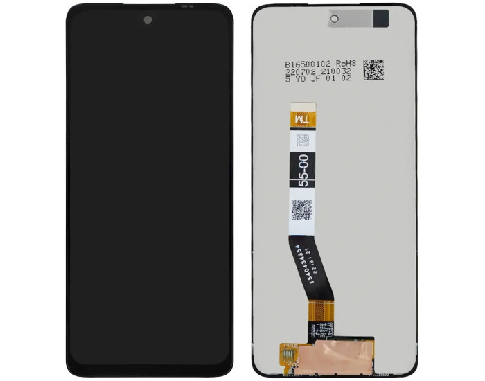 Дисплей з сенсорним екраном (модуль) Motorola XT2223 Moto G62, чорний